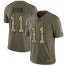 Nike San Francisco 49ers #11 Brandon Aiyuk Olive/Camo Mens Stitched NFL Limited 2017 Salute To Service Jersey