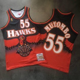 Dikembe Mutombo- Atlanta Hawks Throwback Jersey