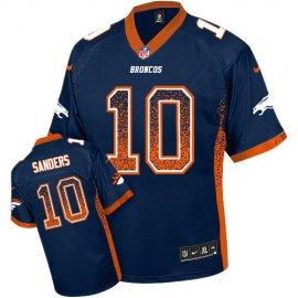 Nike Denver Broncos #10 Emmanuel Sanders Blue Alternate Youth Stitched NFL Elite Drift Fashion Jersey