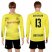 Dortmund #13 Guerreiro Home Long Sleeves Soccer Club Jersey
