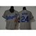 Los Angeles Dodgers #8 #24 Kobe Bryant Women Nike Grey Cool Base 2020 KB Patch MLB Jersey