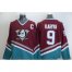 Anaheim Ducks #9 Paul Kariya Red CCM Throwback Stitched NHL Jersey