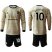 Manchester United #10 Rashford Away Long Sleeves Soccer Club Jersey