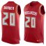 Nike Tampa Bay Buccaneers #20 Ronde Barber Red Team Color Mens Stitched NFL Limited Tank Top Jersey