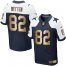 Nike Dallas Cowboys #82 Jason Witten Navy Blue Thanksgiving Throwback Mens Stitched NFL Elite Gold Jersey