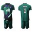 Paris Saint-Germain #1 Trapp Green Goalkeeper Soccer Club Jersey