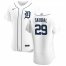 Detroit Tigers #29 Tarik Skubal Mens Nike White Home 2020 Authentic Player MLB Jersey