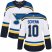 Adidas St. Louis Blues #10 Brayden Schenn White Road Authentic Womens Stitched NHL Jersey