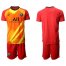 Paris Saint-Germain Blank Red Goalkeeper Soccer Club Jersey
