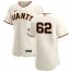 San Francisco Giants #62 Logan Webb Mens Nike Cream Home 2020 Authentic Player MLB Jersey