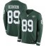 Nike New York Jets #89 Chris Herndon Green Team Color Mens Stitched NFL Limited Therma Long Sleeve Jersey