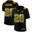 Las Vegas Raiders #28 Josh Jacobs Mens Black Nike Golden Sequin Vapor Limited NFL Jersey