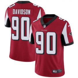 Nike Atlanta Falcons #90 Marlon Davidson Red Team Color Mens Stitched NFL Vapor Untouchable Limited Jersey