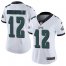 Nike Philadelphia Eagles #12 Randall Cunningham White Womens Stitched NFL Vapor Untouchable Limited Jersey
