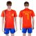 Spain #7 David Villa Home Soccer Country Jersey