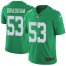 Nike Philadelphia Eagles #53 Nigel Bradham Green Mens Stitched NFL Limited Rush Jersey