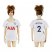 Womens Tottenham Hotspur #2 Walker Home Soccer Club Jersey