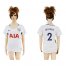 Womens Tottenham Hotspur #2 Walker Home Soccer Club Jersey