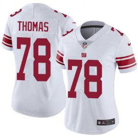 Nike New York Giants #78 Andrew Thomas White Womens Stitched NFL Vapor Untouchable Limited Jersey