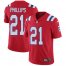 Nike New England Patriots #21 Adrian Phillips Red Alternate Mens Stitched NFL Vapor Untouchable Limited Jersey