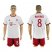 Bayern Munchen #8 Martinez White Soccer Club Jersey