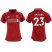 Womens Liverpool #23 Shaqiri Red Home Soccer Club Jersey