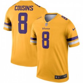 Minnesota Minnesota Vikings #8 Kirk Cousins Nike Inverted Legend Jersey Gold