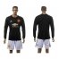 Manchester United Blank Black Goalkeeper Long Sleeves Soccer Club Jersey