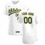 Oakland Athletics Custom Mens Nike White Home 2020 Authentic Player MLB Jersey