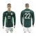 Mexico #22 P.Aguilar Home Long Sleeves Soccer Country Jersey