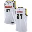 Mens Nike Denver Nuggets #27 Jamal Murray White NBA Swingman Association Edition Jersey