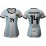 Womens Argentina #14 Mascherano Home Soccer Country Jersey