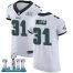 Nike Philadelphia Eagles #31 Jalen Mills White Super Bowl LII Mens Stitched NFL Vapor Untouchable Elite Jersey