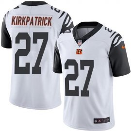 Nike Cincinnati Bengals #27 Dre Kirkpatrick White Mens Stitched NFL Limited Rush Jersey