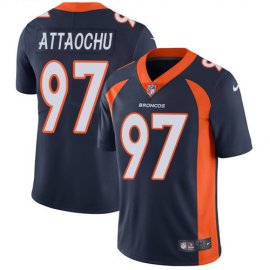 Nike Denver Broncos #97 Jeremiah Attaochu Navy Blue Alternate Mens Stitched NFL Vapor Untouchable Limited Jersey