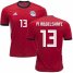 Egypt #13 M.Abdelshafi Red Home Soccer Country Jersey