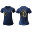 Womens France #10 Zidane Home Soccer Country Jersey