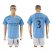 Manchester City #3 Sagna Home Soccer Club Jersey