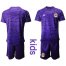 Argentina Blank Black Goalkeeper Kid Soccer Country Jersey