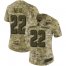 Nike Atlanta Falcons #22 Keanu Neal Camo Womens Stitched NFL Limited 2018 Salute to Service Jersey