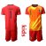 France #1 Lloris Red Goalkeeper Kid Soccer Country Jersey