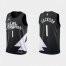 Los Angeles Los Angeles Clippers #1 Reggie Jackson Black Mens Nike NBA 2022-23 Statement Edition Jersey Mens