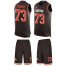Nike Cleveland Browns #73 Joe Thomas Brown Team Color Mens Stitched NFL Limited Tank Top Suit Jersey