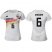 Womens Germany #6 Khedira White Home Soccer Country Jersey