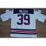 2010 Olympic Team USA #39 Ryan Miller Embroidered White 1960 Throwback NHL Jersey