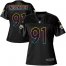 Nike Jacksonville Jaguars #91 Yannick Ngakoue Black Womens NFL Fashion Game Jersey