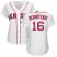 Boston Red Sox #16 Andrew Benintendi White Home Womens Stitched MLB Jersey
