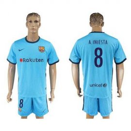 Barcelona #8 A.Iniesta Away Soccer Club Jersey
