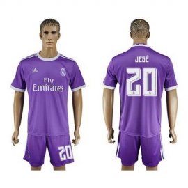 Real Madrid #20 Jese Away Soccer Club Jersey