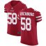 Nike San Francisco 49ers #58 Weston Richburg Red Team Color Mens Stitched NFL Vapor Untouchable Elite Jersey